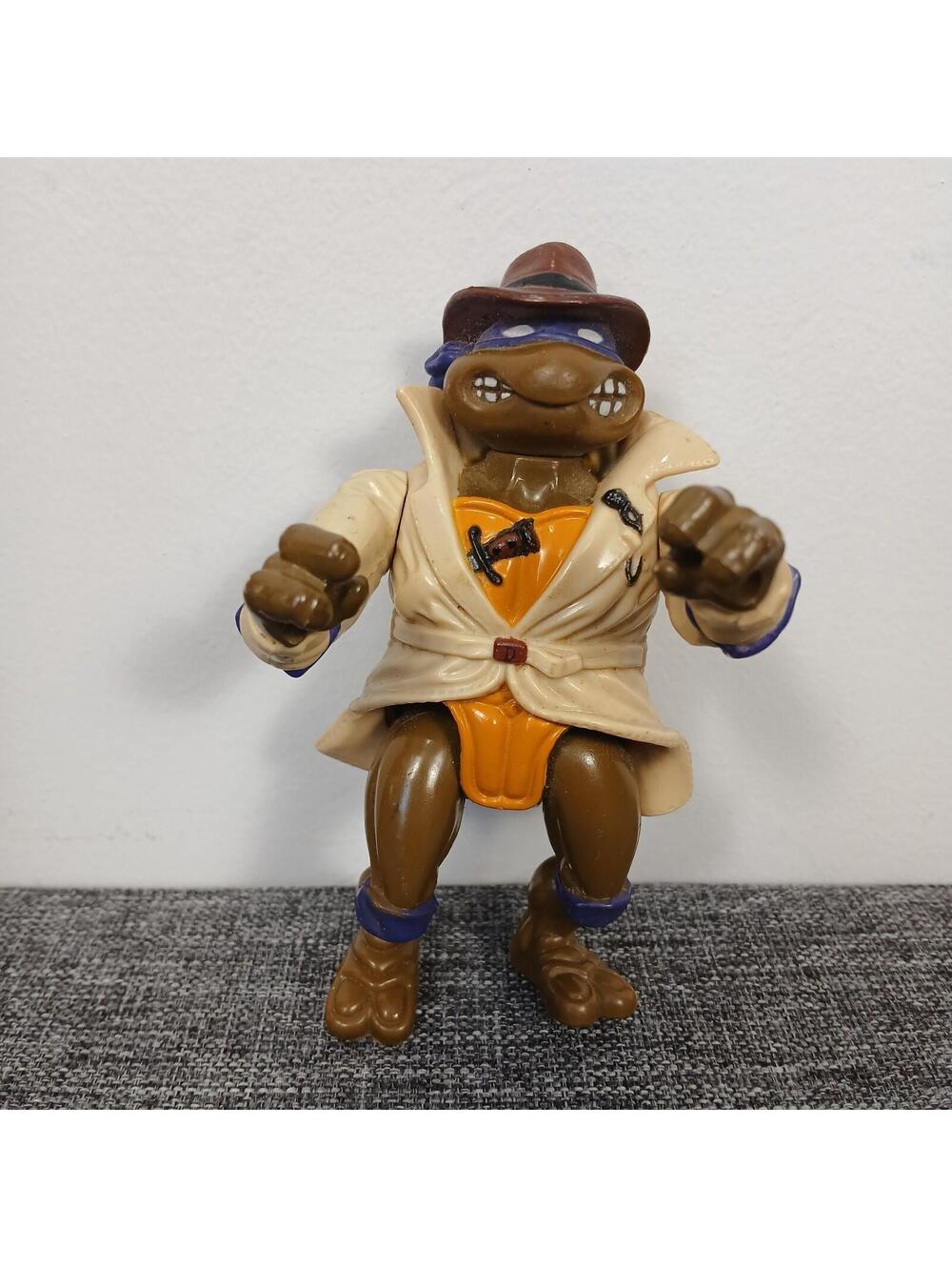 Vintage 1990 TMNT Donatello Undercover Turtle Figure Mirage Playmates No Acc